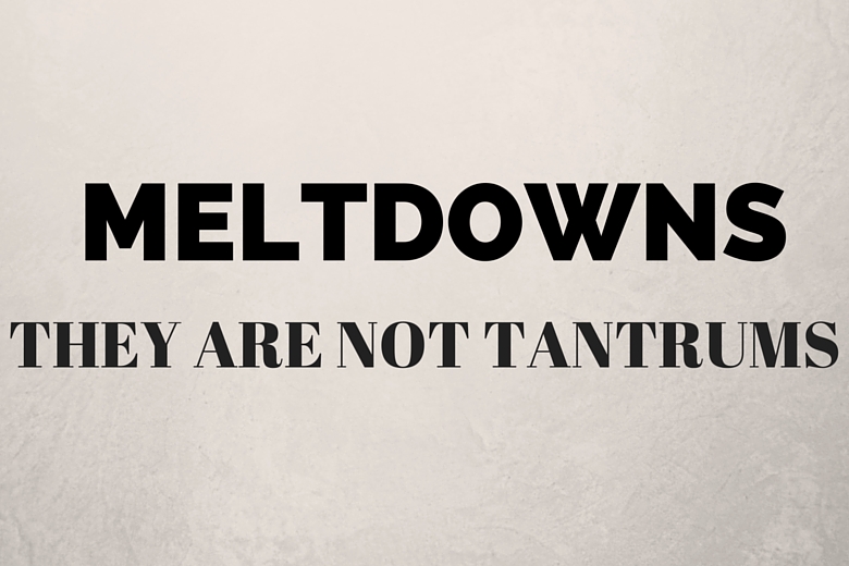 strategies to calm autism meltdown